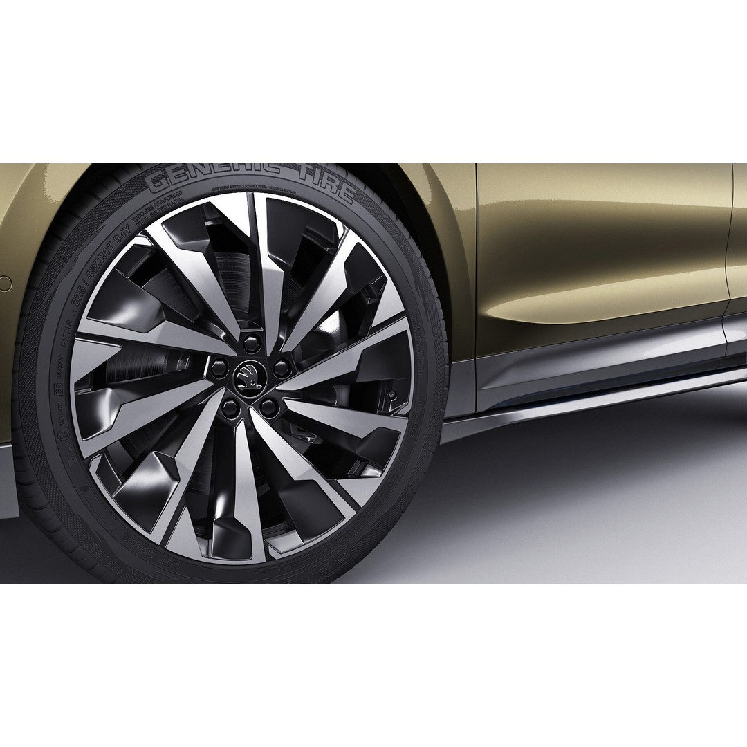 Skoda Enyaq 2025 3D Model – Detailed SUV Asset, FBX, OBJ, Blender - View 16