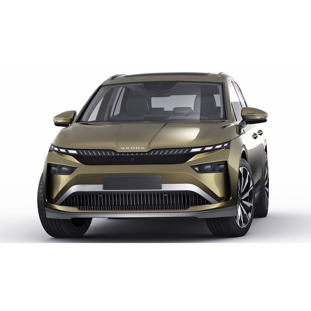 Skoda Enyaq 2025 3D Model – Detailed SUV Asset, FBX, OBJ, Blender - View 18
