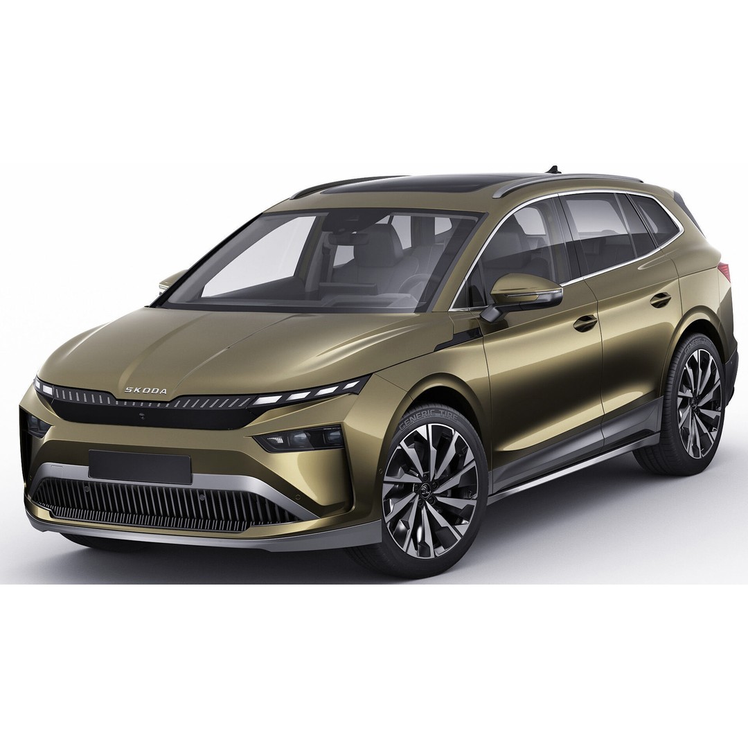 Skoda Enyaq 2025 3D Model – Detailed SUV Asset, FBX, OBJ, Blender - View 3