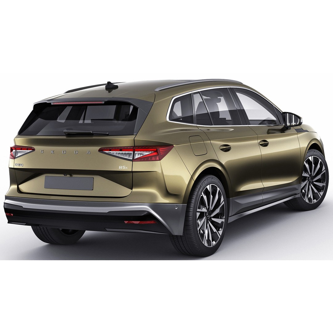 Skoda Enyaq 2025 3D Model – Detailed SUV Asset, FBX, OBJ, Blender - View 4