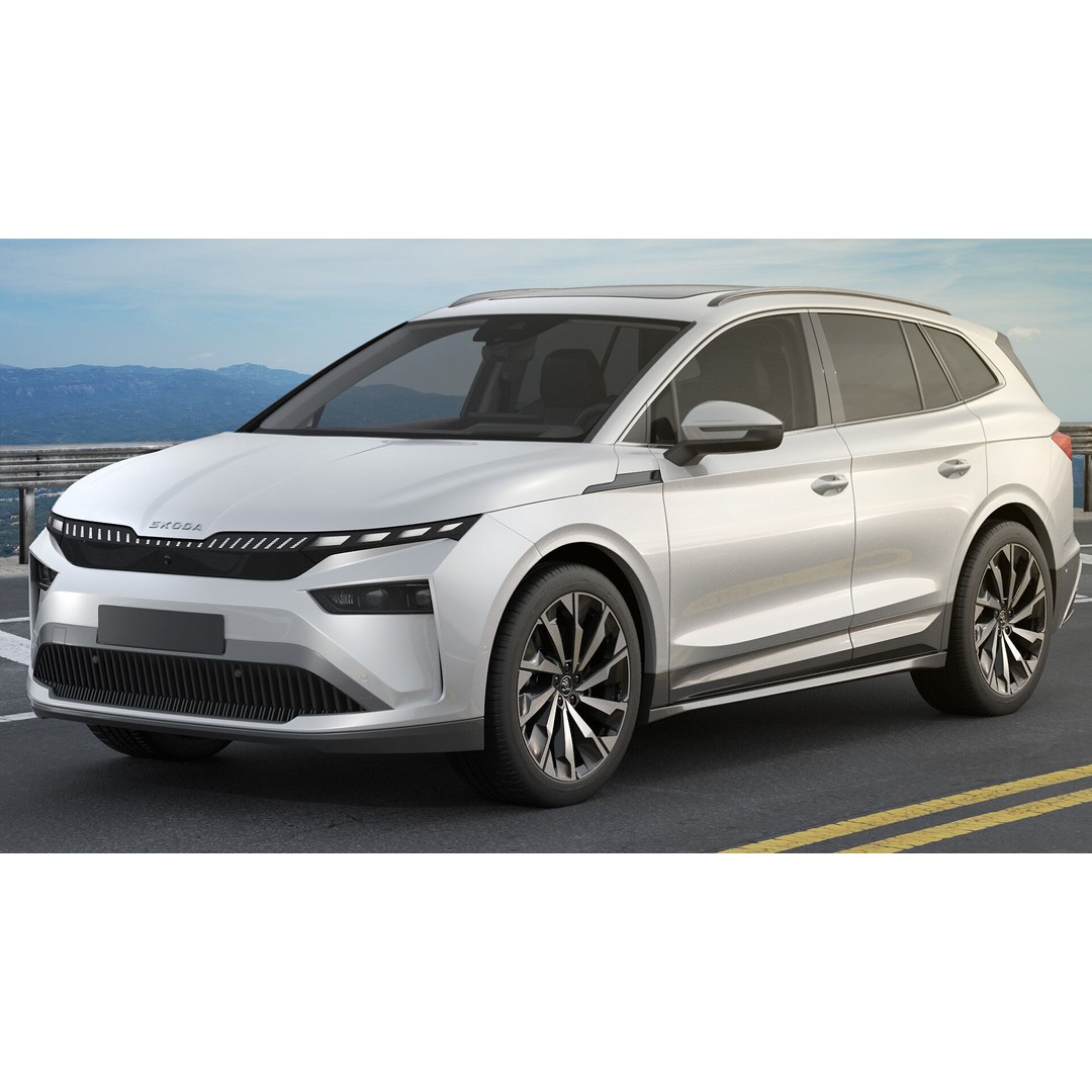 Skoda Enyaq 2025 3D Model – Detailed SUV Asset, FBX, OBJ, Blender - View 5
