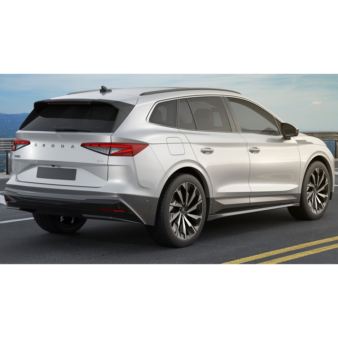 Skoda Enyaq 2025 3D Model – Detailed SUV Asset, FBX, OBJ, Blender - View 6