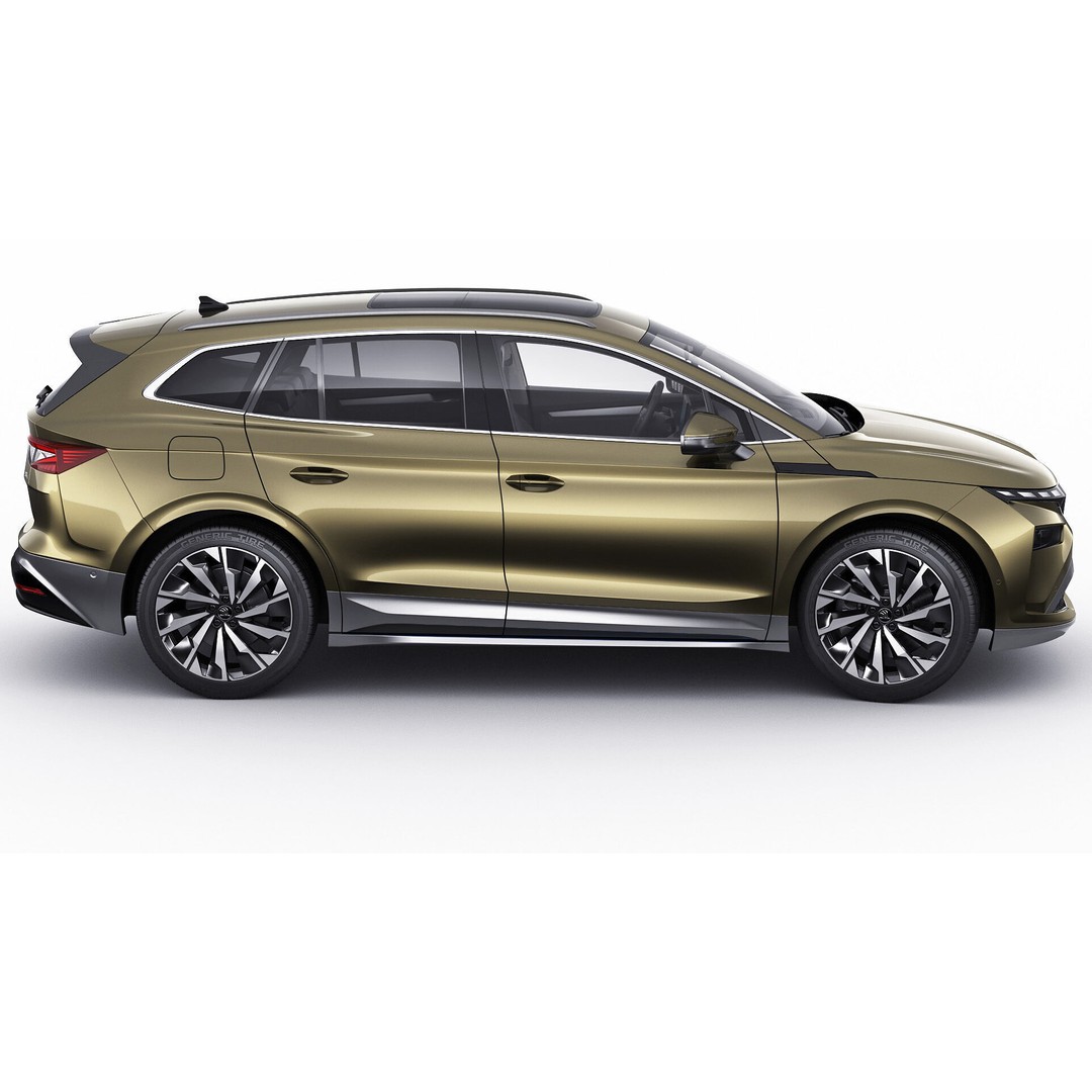 Skoda Enyaq 2025 3D Model – Detailed SUV Asset, FBX, OBJ, Blender - View 7