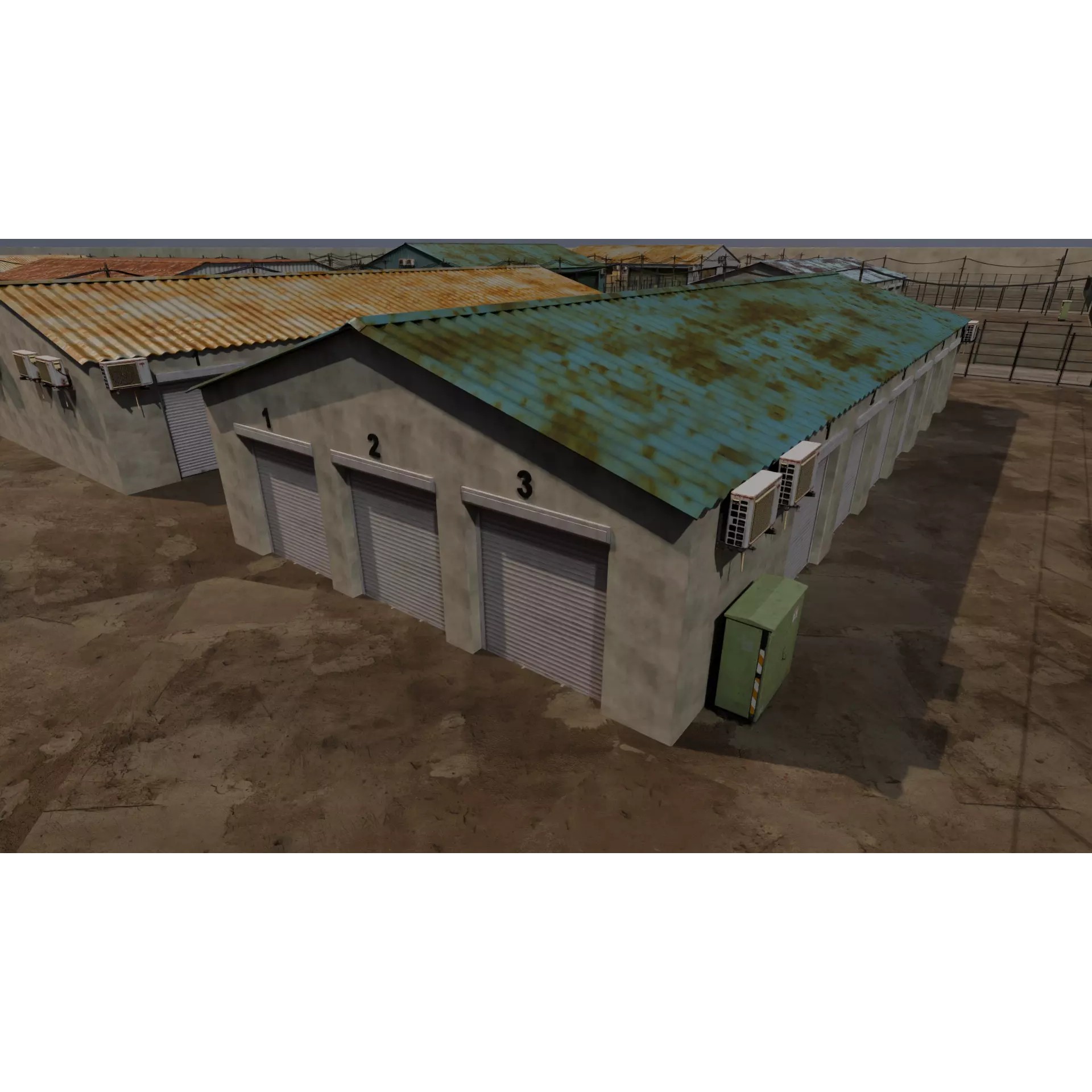 Industrial Storage Complex - Game-Ready 3D Model - View 21