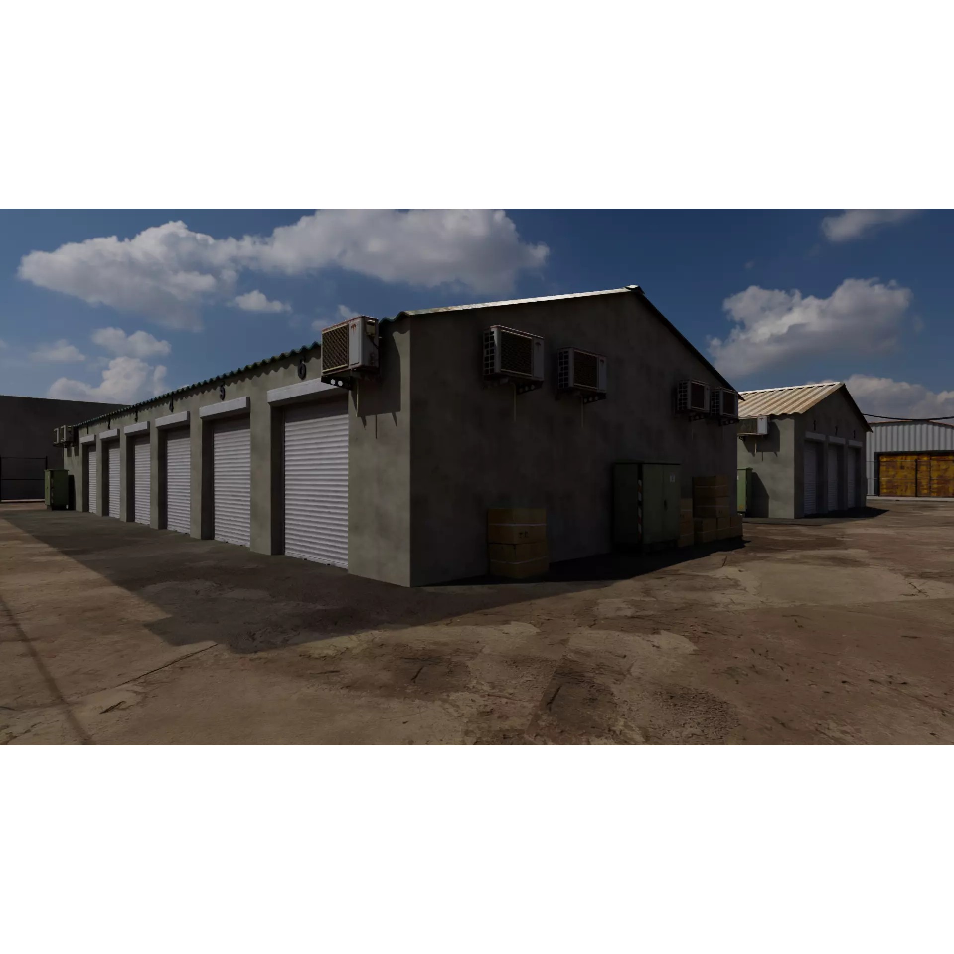 Industrial Storage Complex - Game-Ready 3D Model - View 22