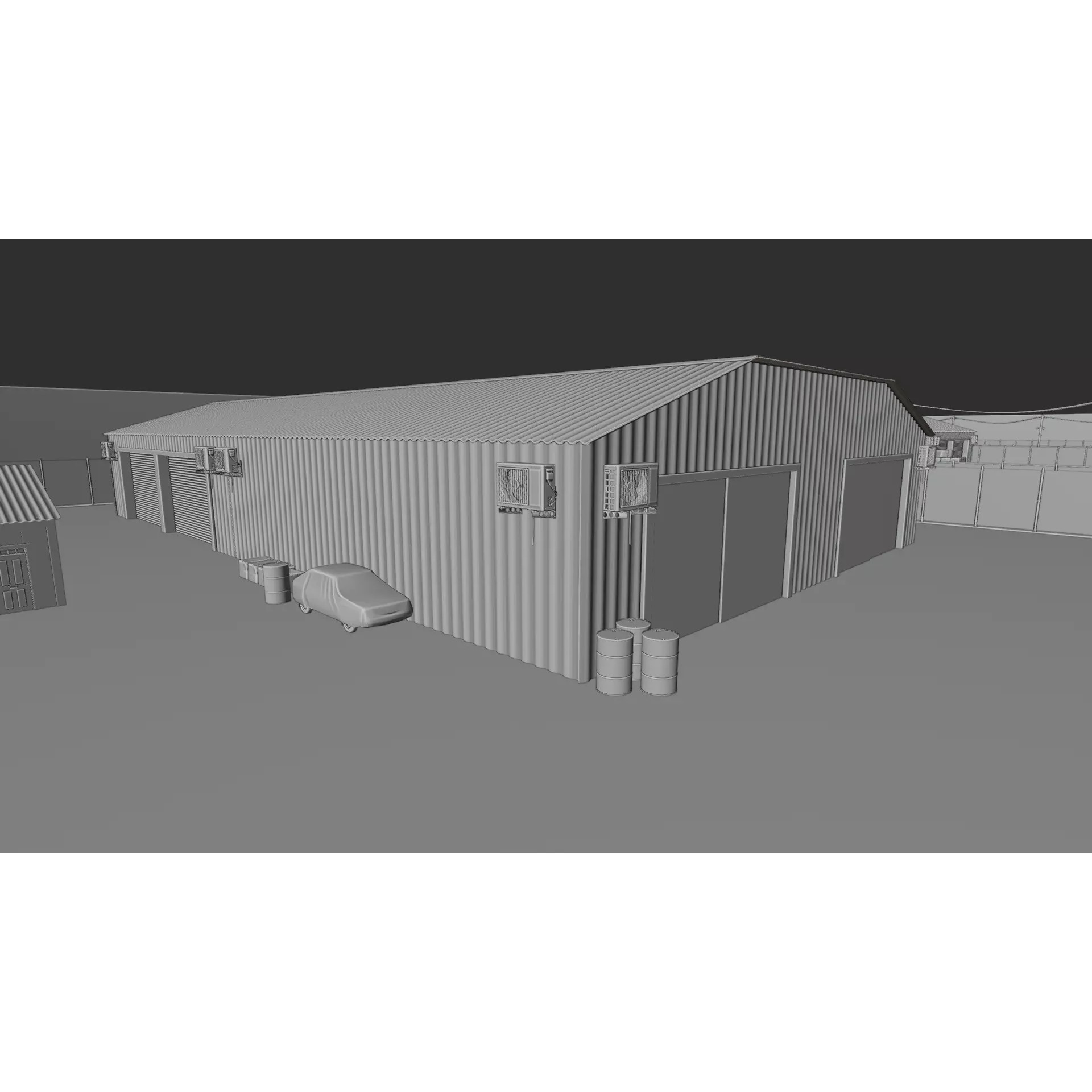 Industrial Storage Complex - Game-Ready 3D Model - View 26