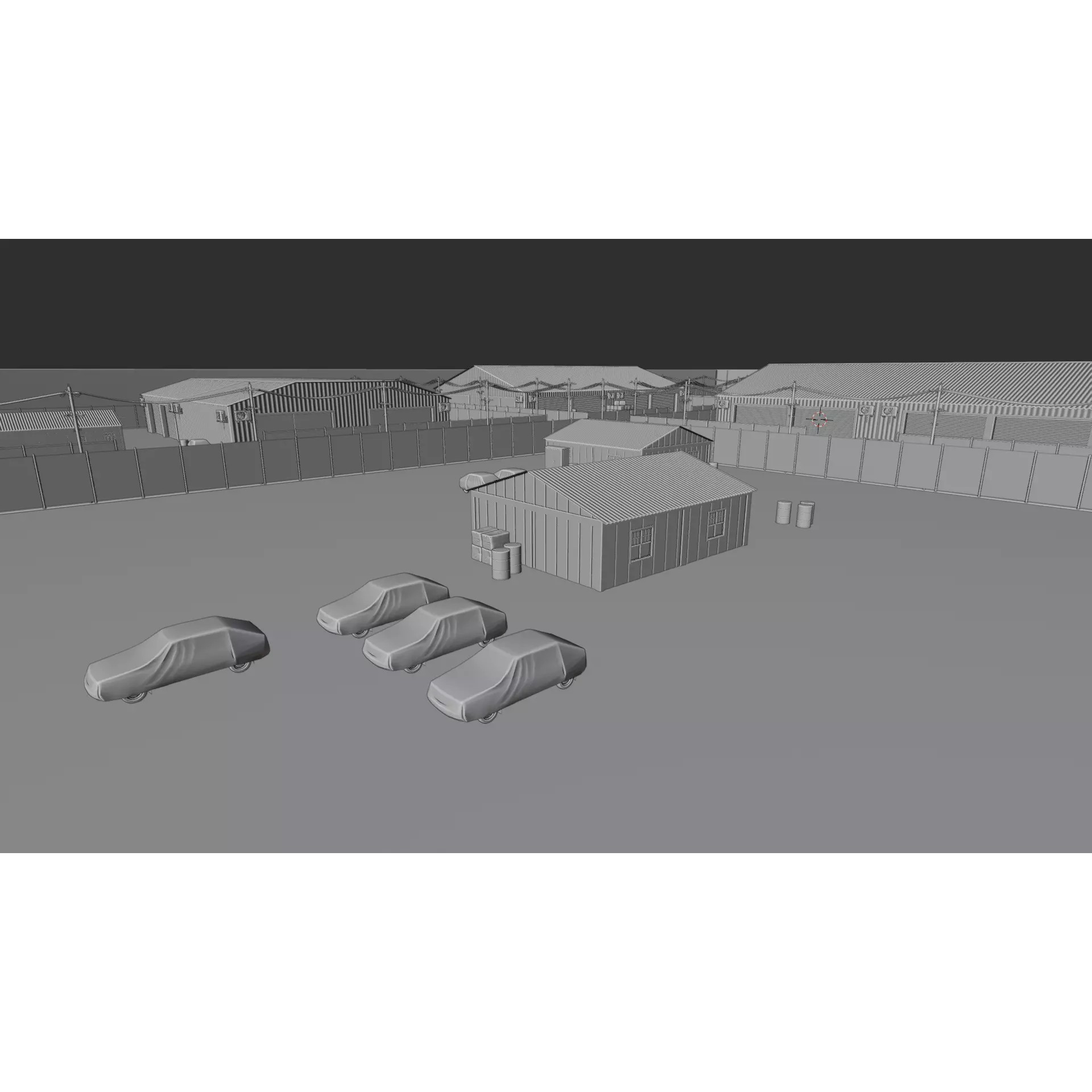 Industrial Storage Complex - Game-Ready 3D Model - View 27