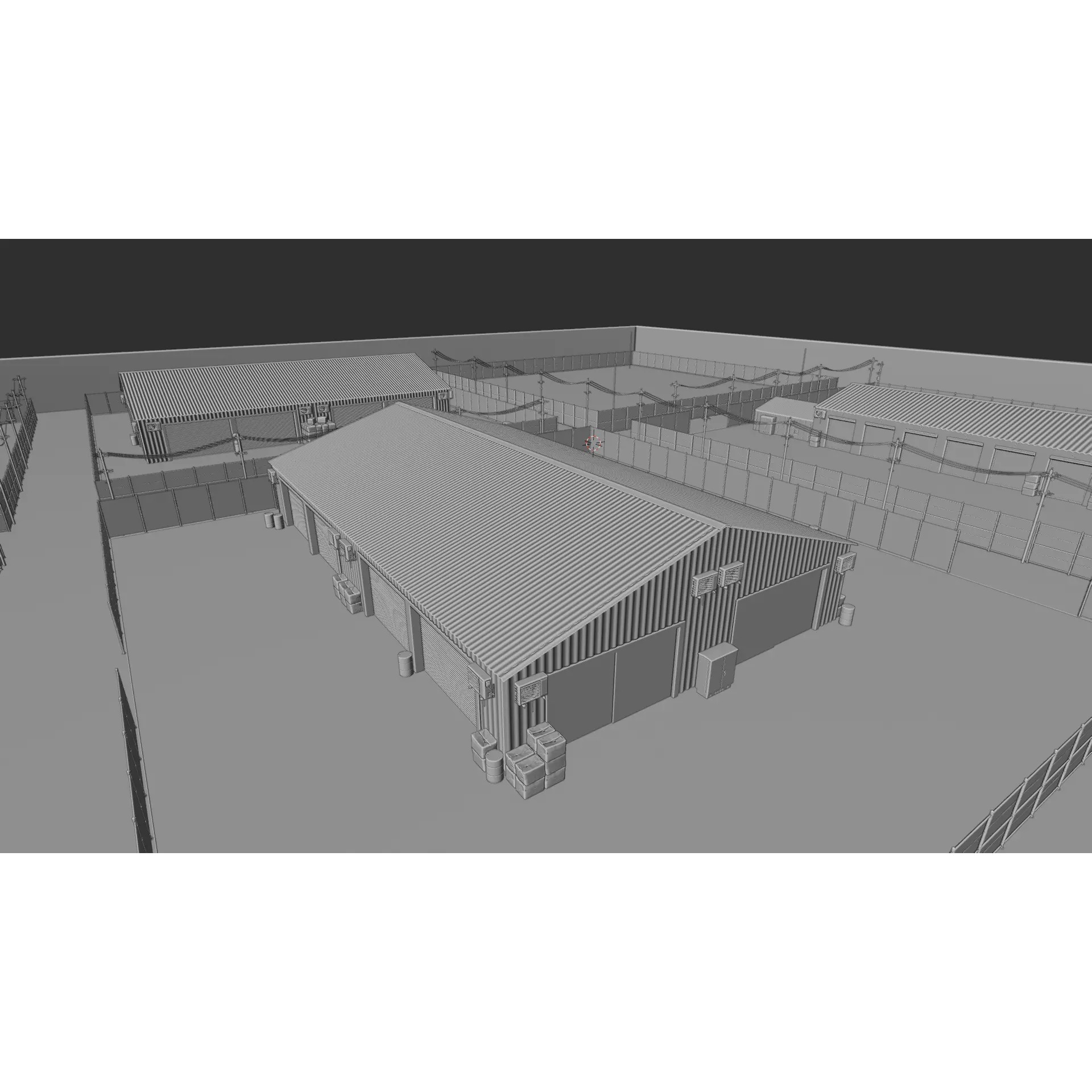 Industrial Storage Complex - Game-Ready 3D Model - View 28