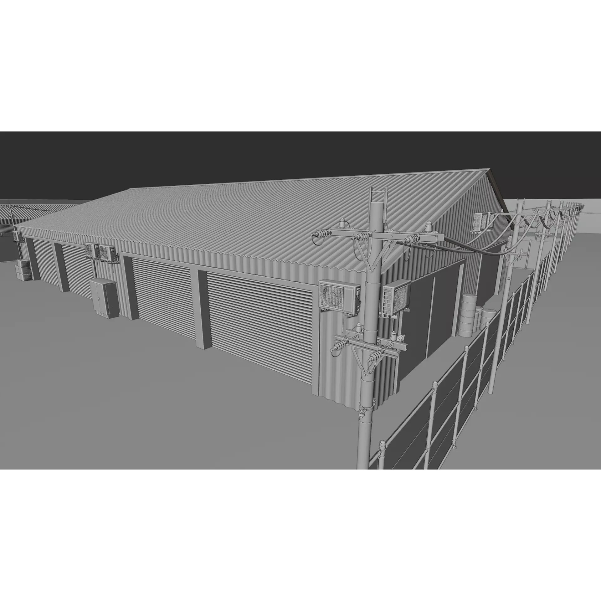 Industrial Storage Complex - Game-Ready 3D Model - View 29
