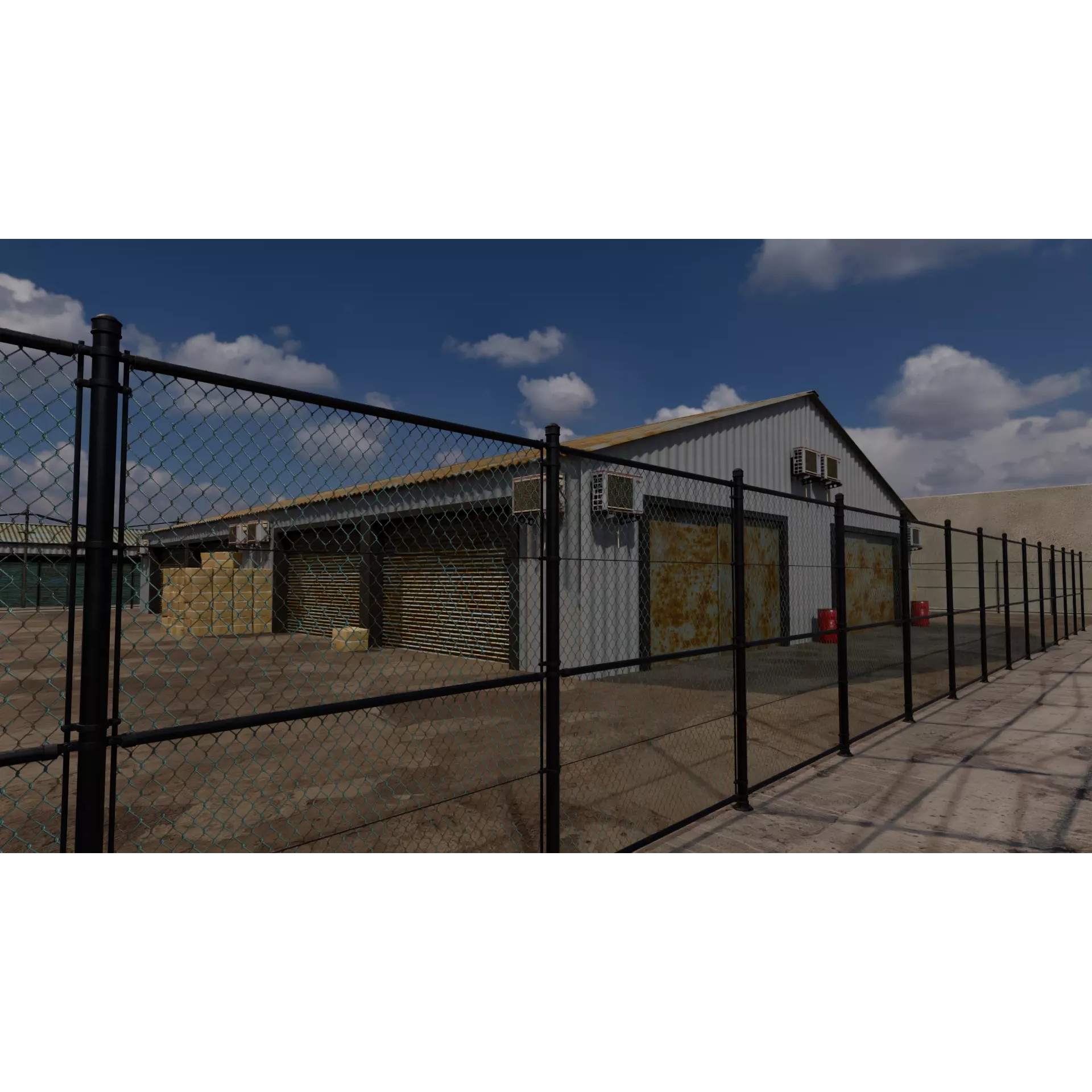 Industrial Storage Complex - Game-Ready 3D Model - View 3