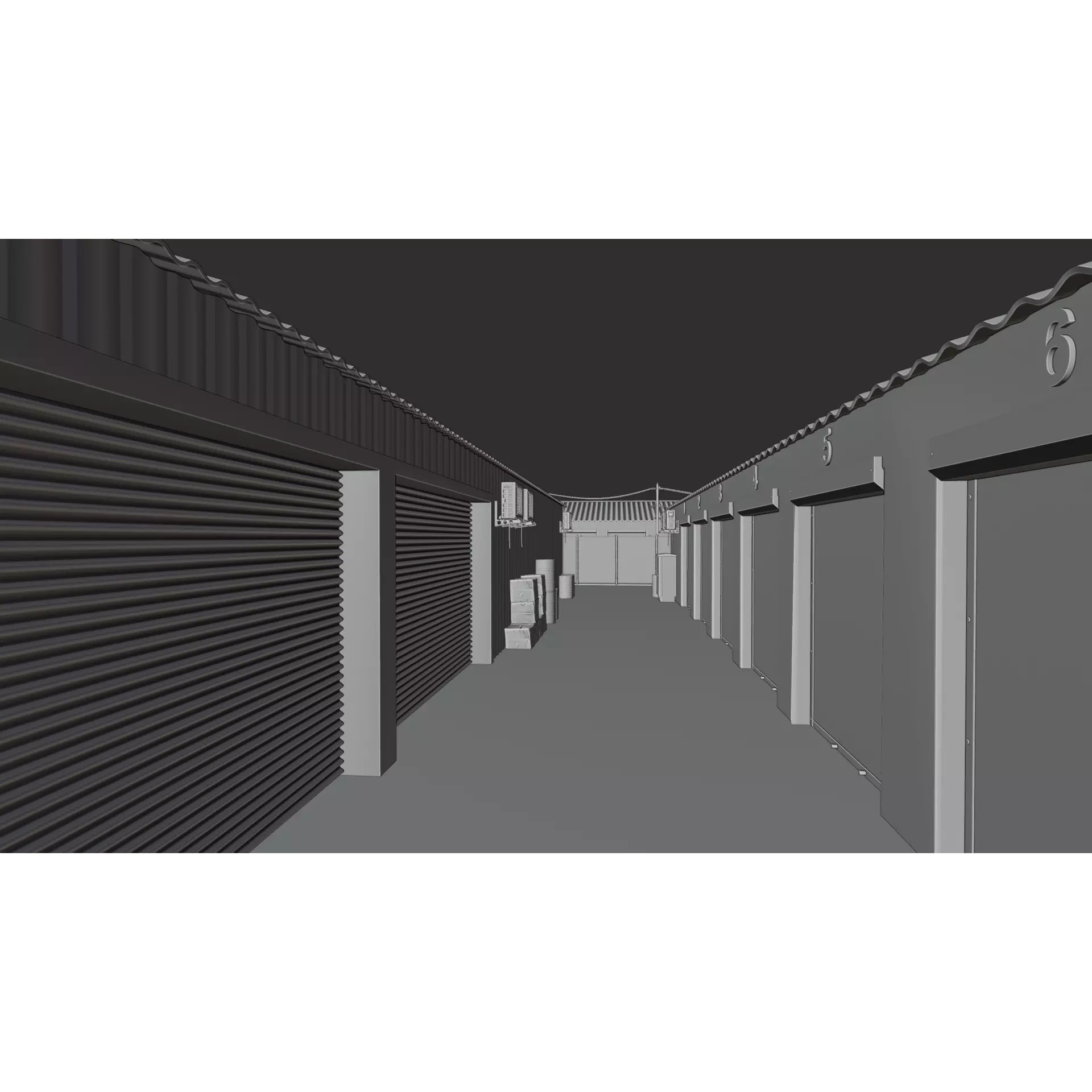 Industrial Storage Complex - Game-Ready 3D Model - View 34