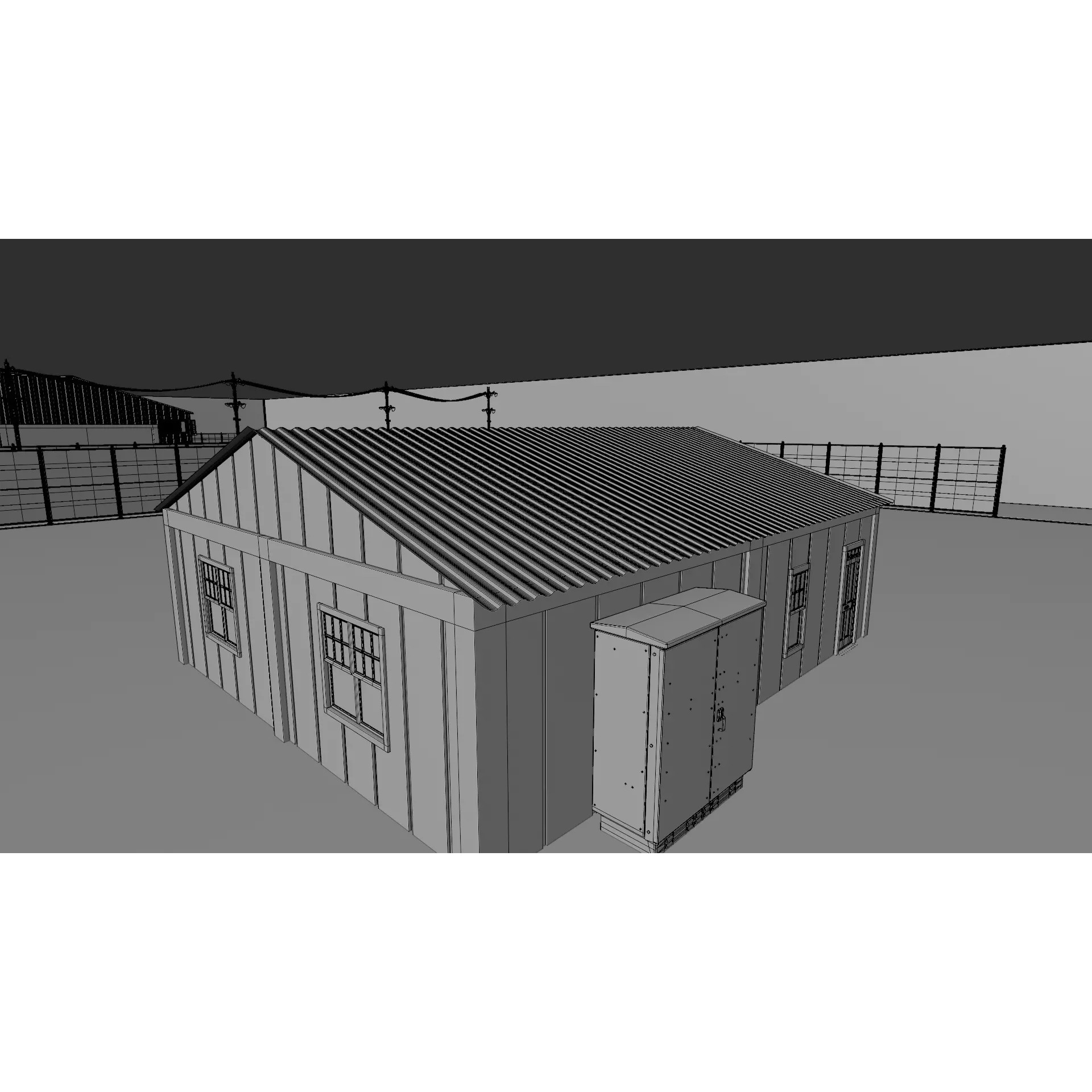 Industrial Storage Complex - Game-Ready 3D Model - View 37