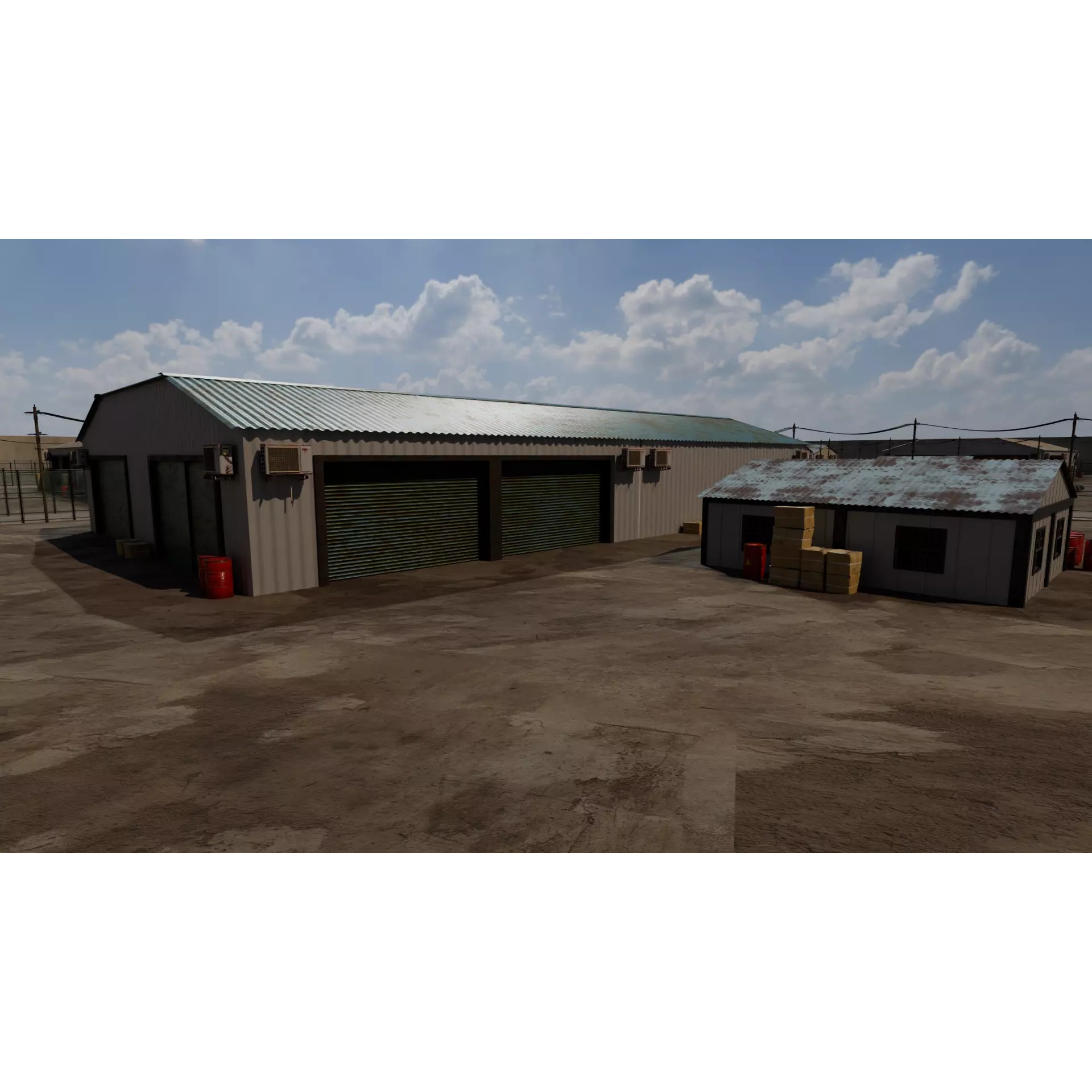 Industrial Storage Complex - Game-Ready 3D Model - View 6