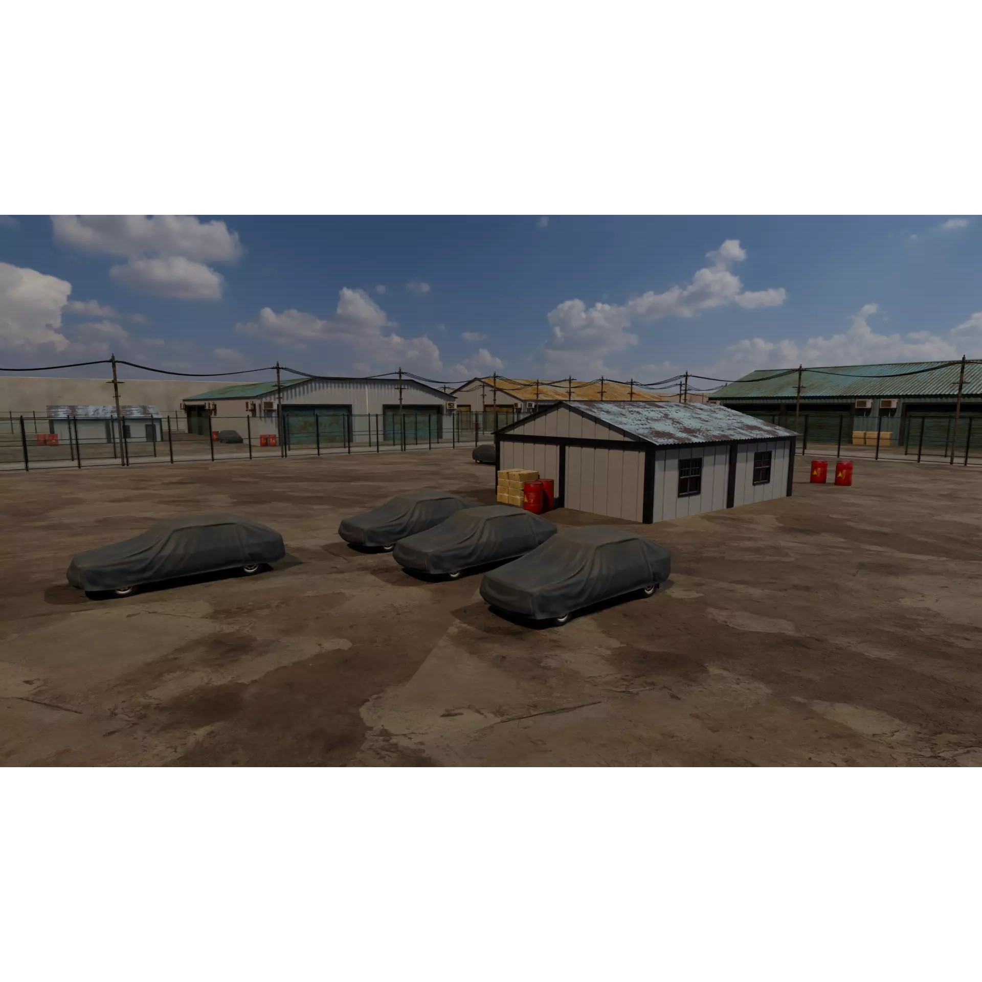Industrial Storage Complex - Game-Ready 3D Model - View 7