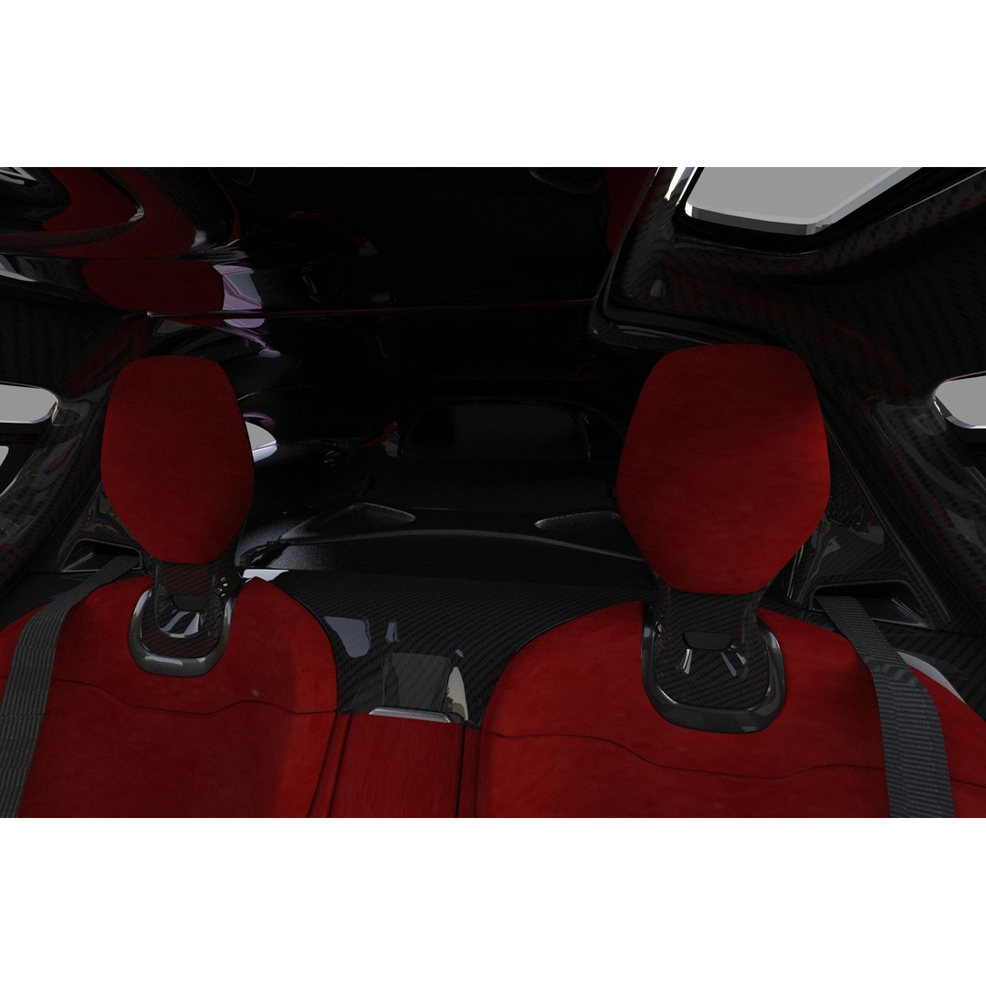 McLaren W1 2025 3D Model – High-Poly Interior, FBX, OBJ, Blender - View 32