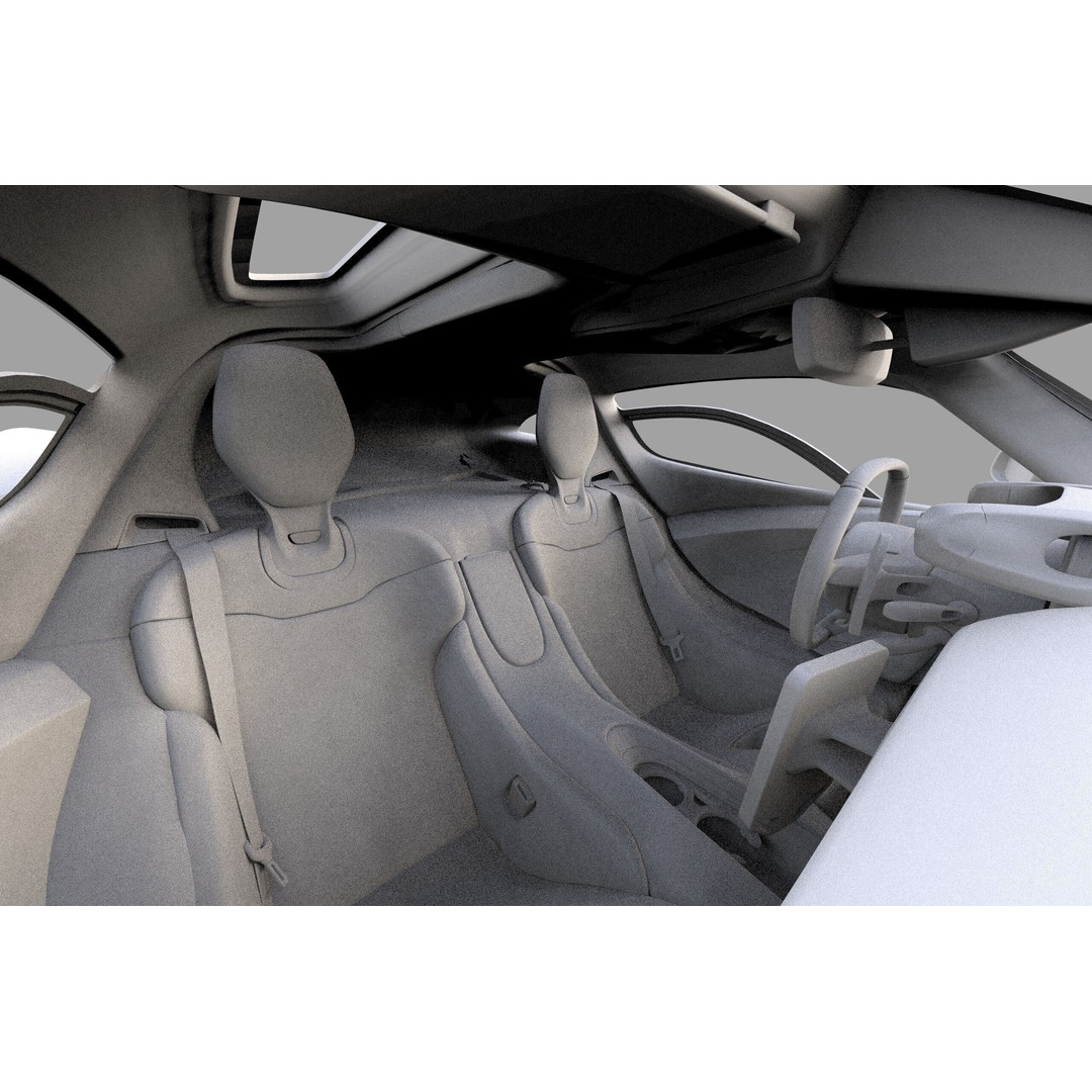 McLaren W1 2025 3D Model – High-Poly Interior, FBX, OBJ, Blender - View 58