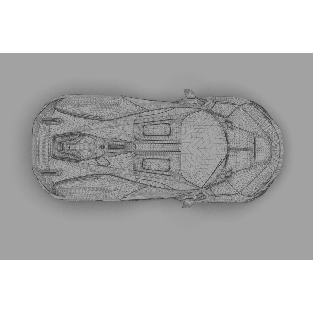 McLaren W1 2025 3D Model – High-Poly Interior, FBX, OBJ, Blender - View 62