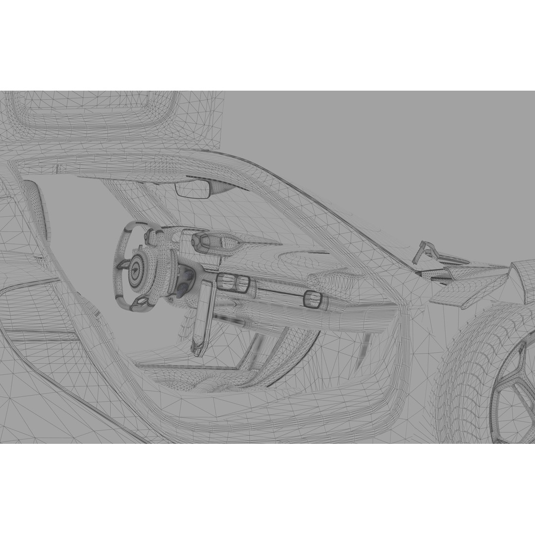 McLaren W1 2025 3D Model – High-Poly Interior, FBX, OBJ, Blender - View 65