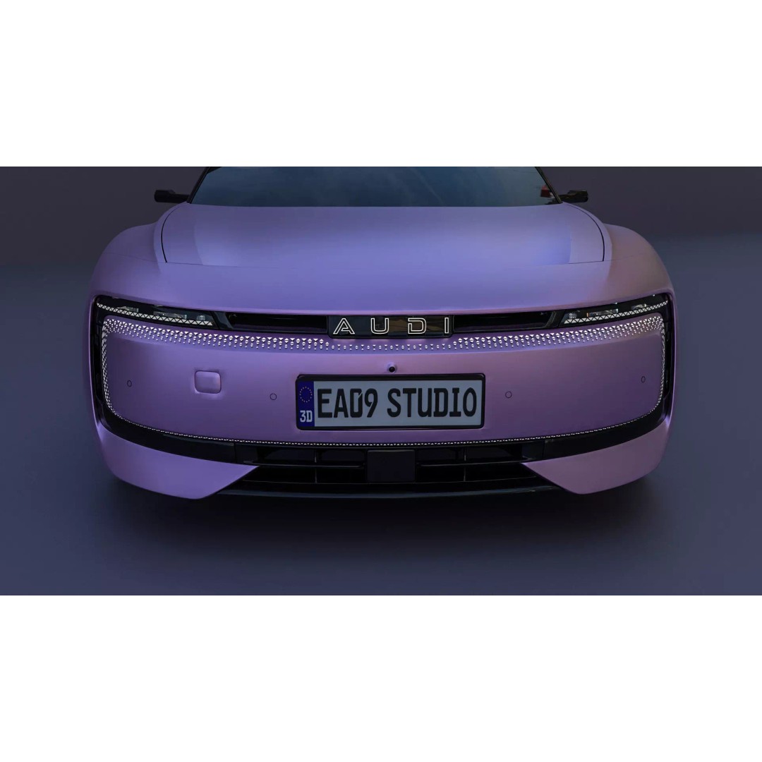 2026 Audi E5 Sportback EV 3D Model – High Poly PBR Asset, FBX, OBJ - View 15