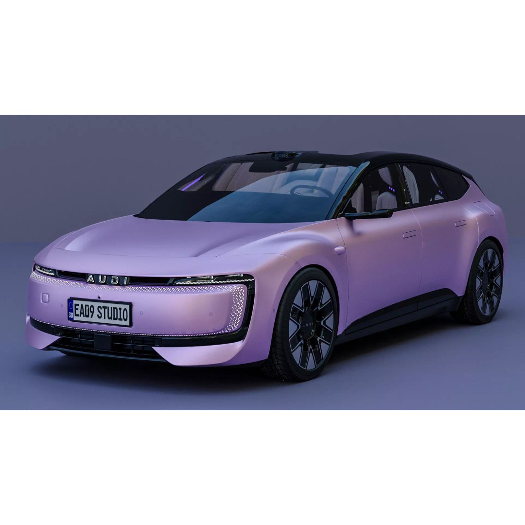 2026 Audi E5 Sportback EV 3D Model – High Poly PBR Asset, FBX, OBJ - View 2