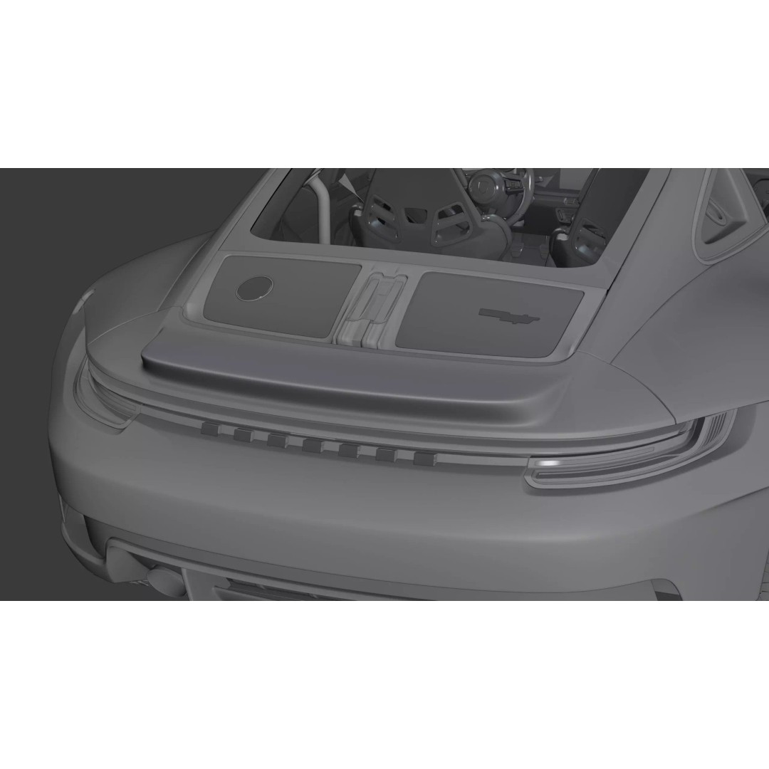 Porsche 911 Off Road 3D Model – High Poly Vehicle, Blender, FBX, OBJ - View 17
