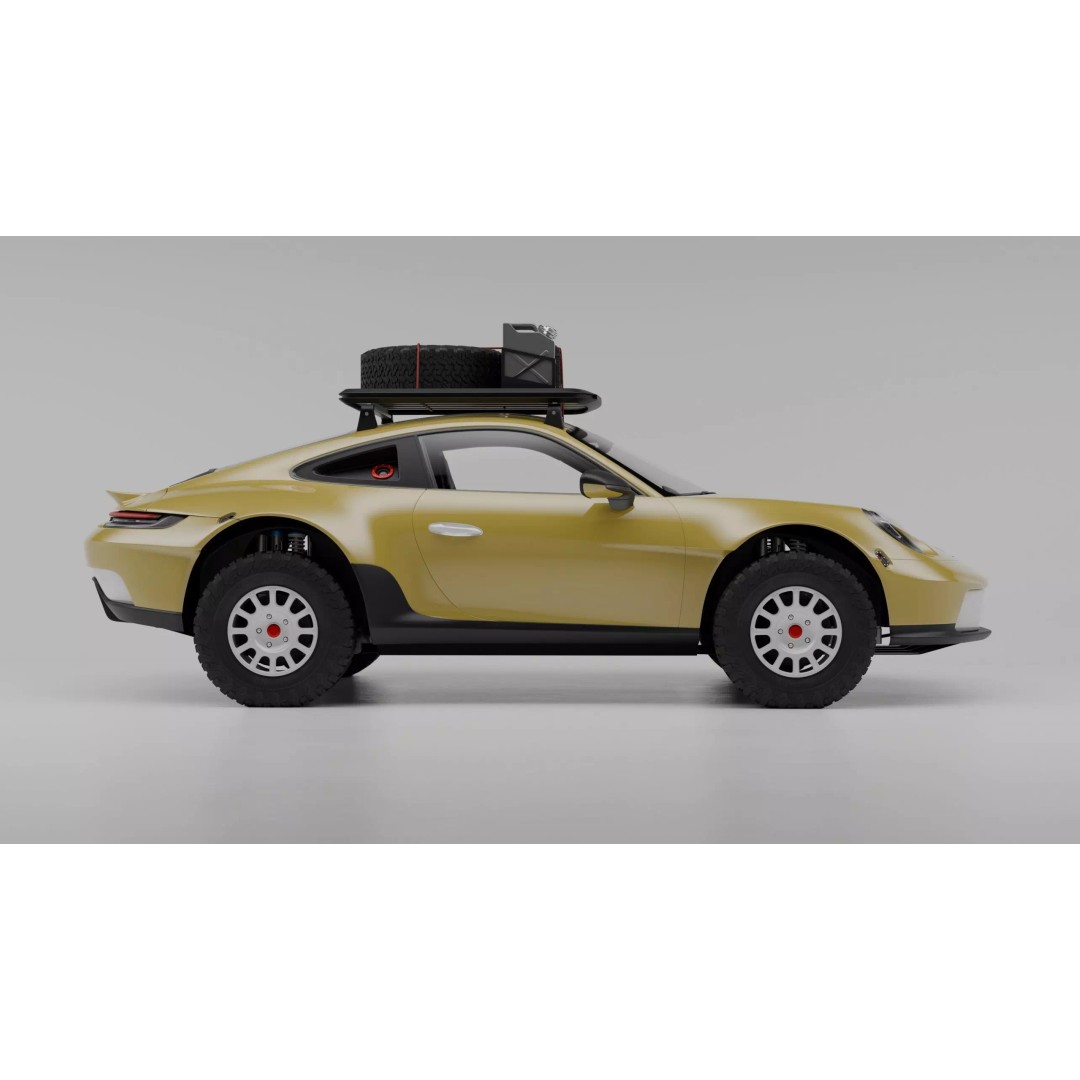 Porsche 911 Off Road 3D Model – High Poly Vehicle, Blender, FBX, OBJ - View 4