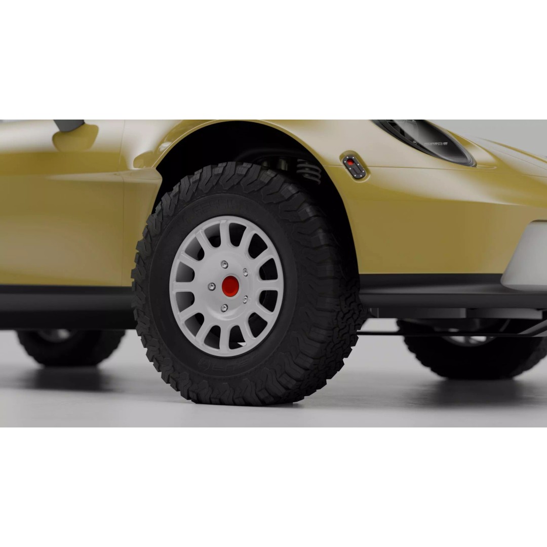 Porsche 911 Off Road 3D Model – High Poly Vehicle, Blender, FBX, OBJ - View 7