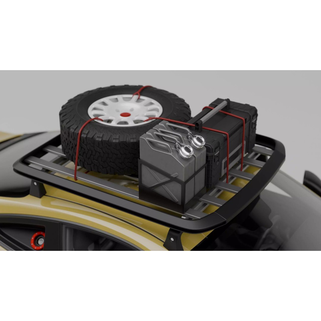 Porsche 911 Off Road 3D Model – High Poly Vehicle, Blender, FBX, OBJ - View 9