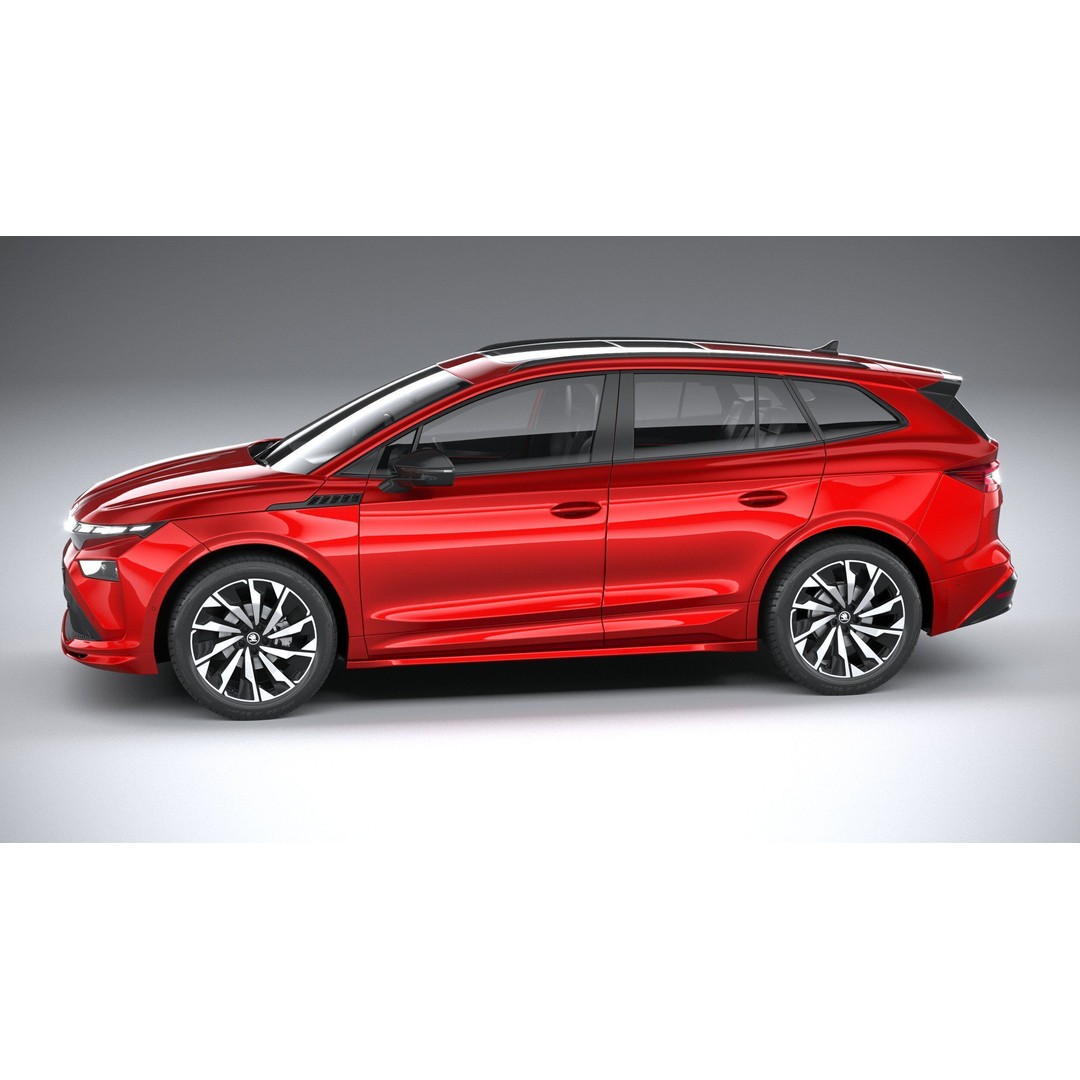 Skoda Enyaq 3D Model – High Poly SUV with Interior, FBX & OBJ - View 10