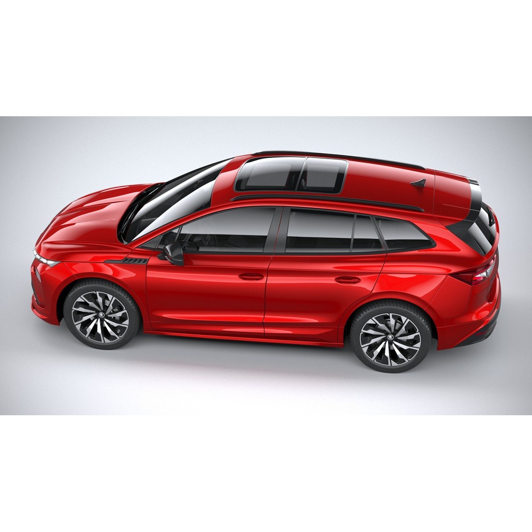 Skoda Enyaq 3D Model – High Poly SUV with Interior, FBX & OBJ - View 11