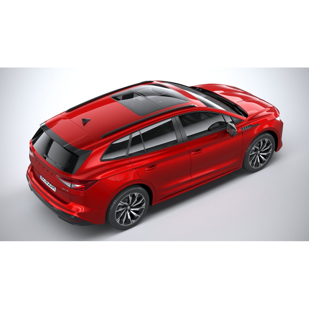 Skoda Enyaq 3D Model – High Poly SUV with Interior, FBX & OBJ - View 12