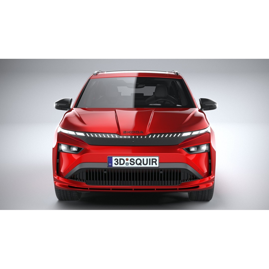 Skoda Enyaq 3D Model – High Poly SUV with Interior, FBX & OBJ - View 15