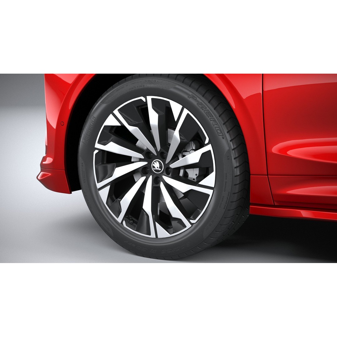 Skoda Enyaq 3D Model – High Poly SUV with Interior, FBX & OBJ - View 18