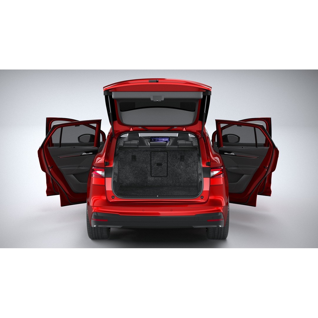 Skoda Enyaq 3D Model – High Poly SUV with Interior, FBX & OBJ - View 22