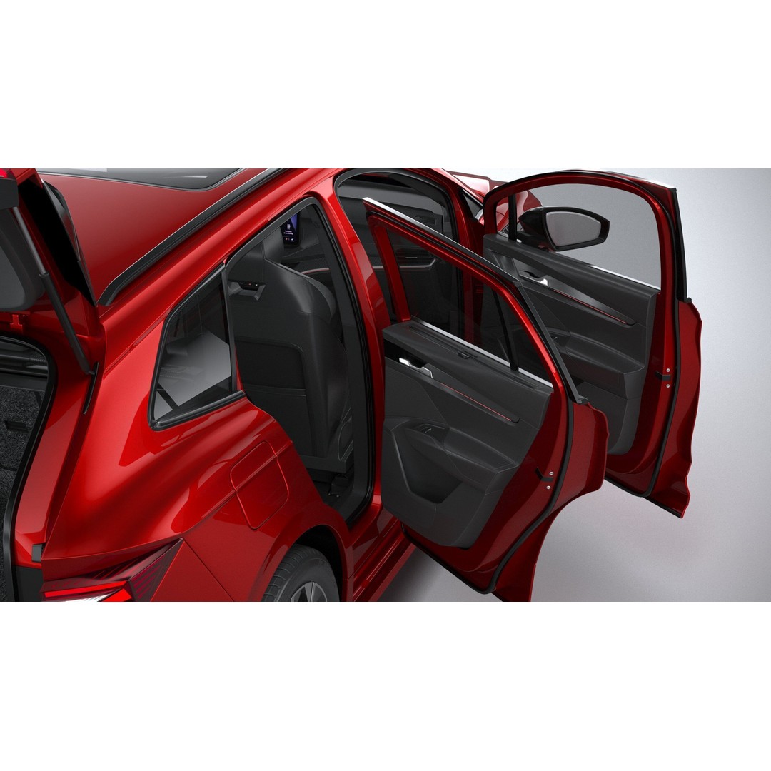 Skoda Enyaq 3D Model – High Poly SUV with Interior, FBX & OBJ - View 28