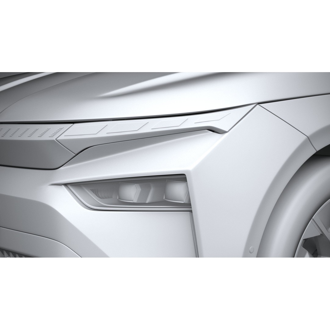 Skoda Enyaq 3D Model – High Poly SUV with Interior, FBX & OBJ - View 33