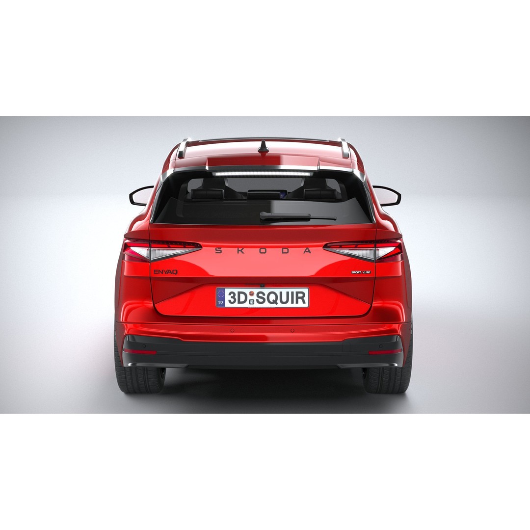 Skoda Enyaq 3D Model – High Poly SUV with Interior, FBX & OBJ - View 6