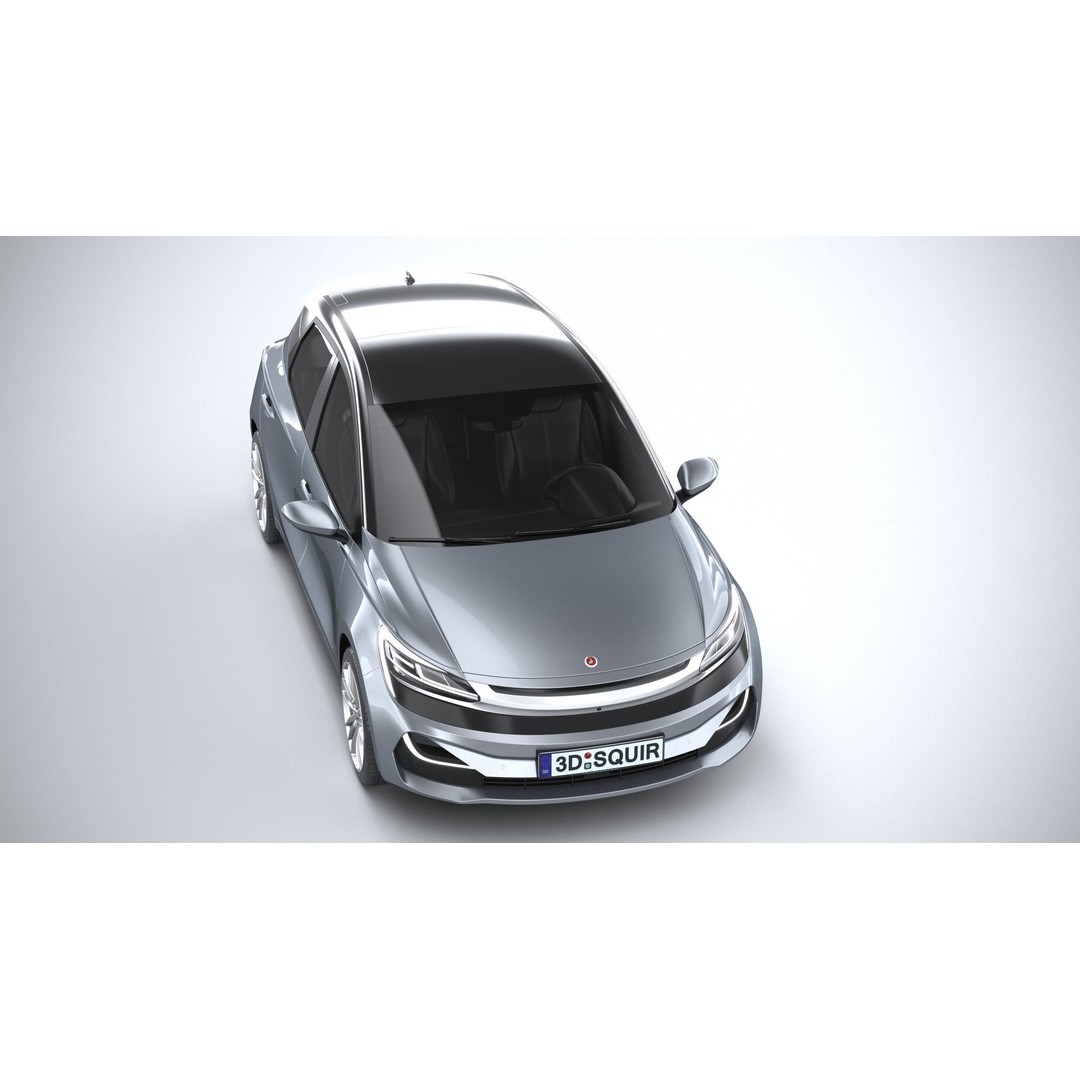 Generic Hatchback 3D Model – High Poly Car Asset, FBX, OBJ, 3dsmax - View 14