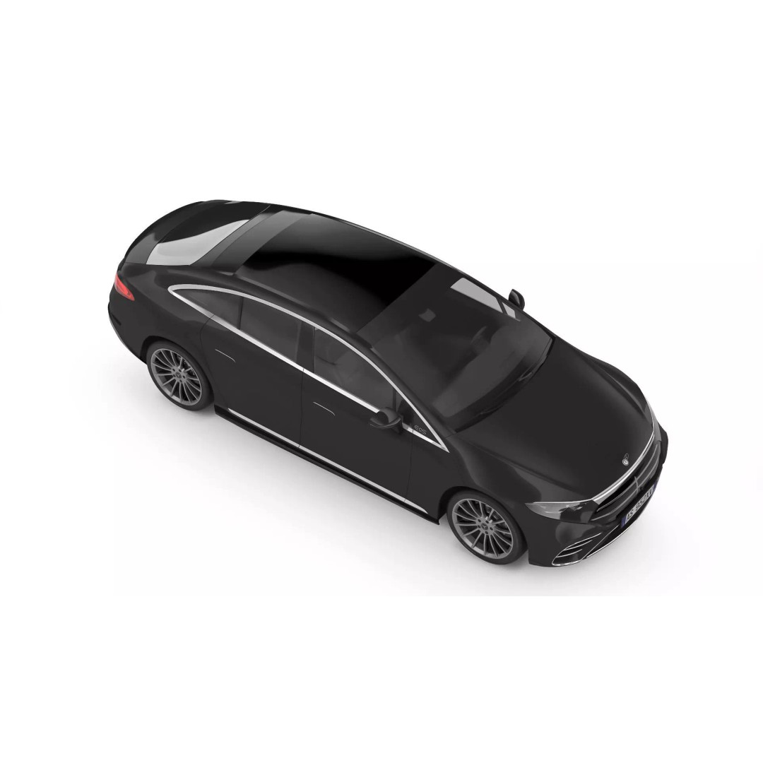 Mercedes-Benz EQS 2025 3D Model – High Poly Luxury Car, FBX, OBJ - View 12