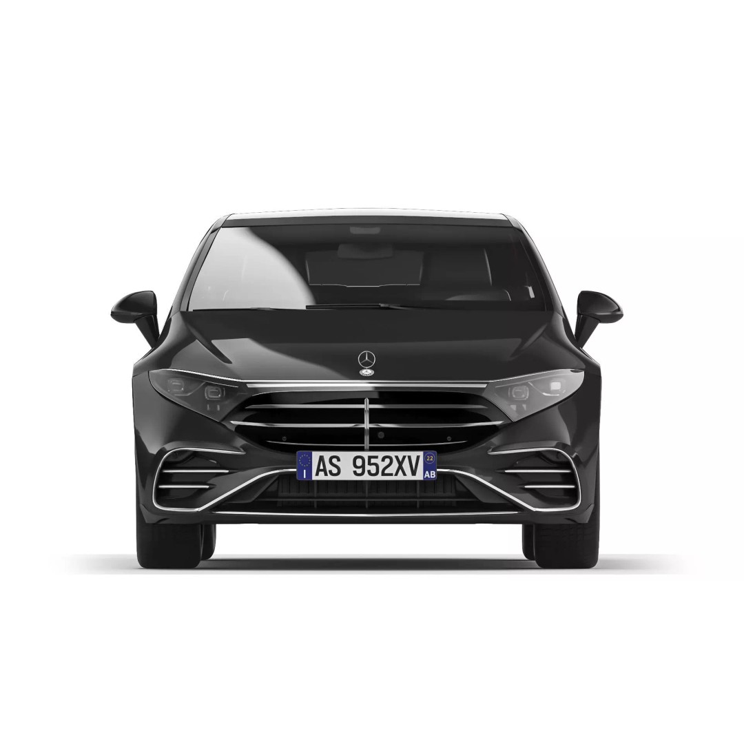 Mercedes-Benz EQS 2025 3D Model – High Poly Luxury Car, FBX, OBJ - View 3