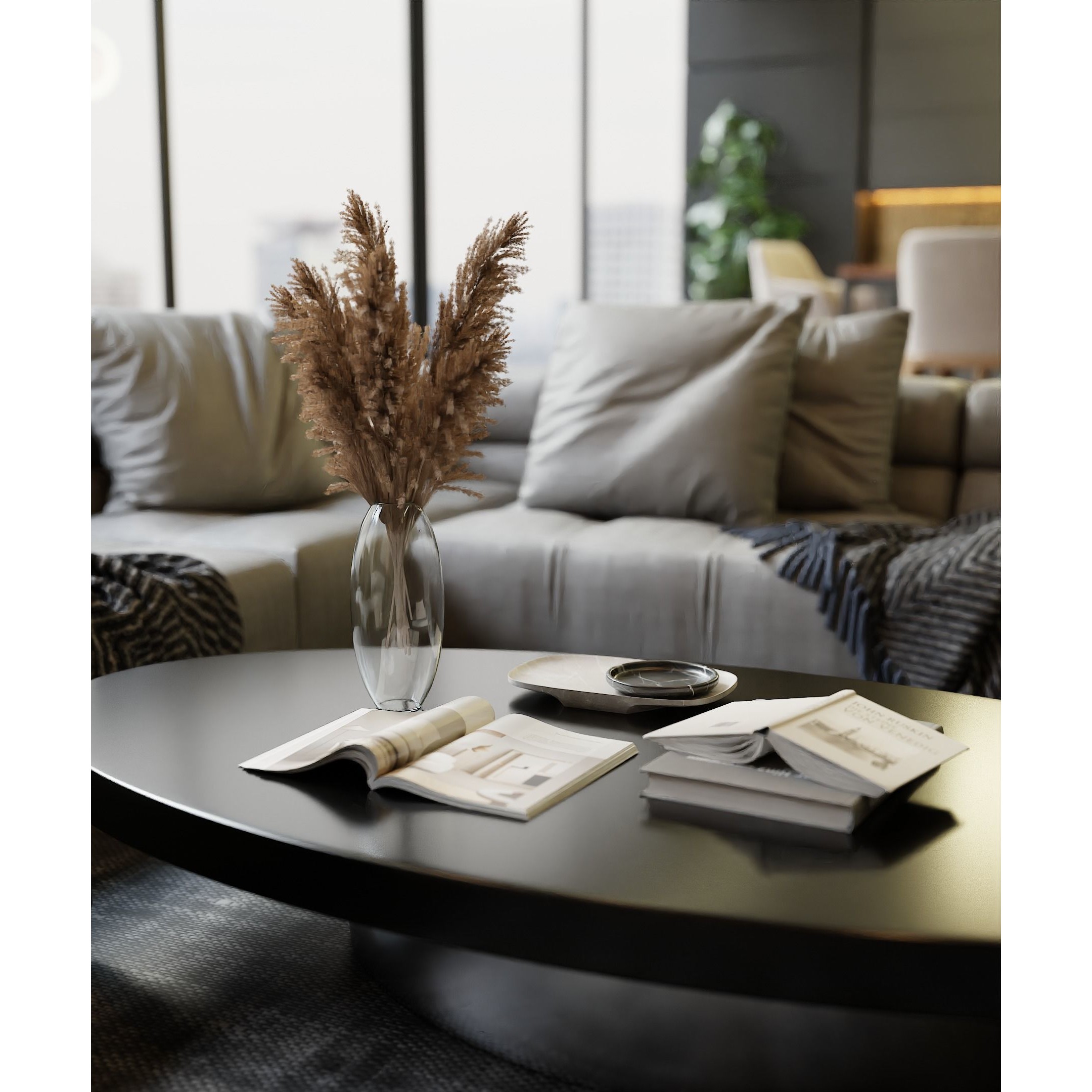 Luxury Apartment Scene - PBR 3D Model - View 10