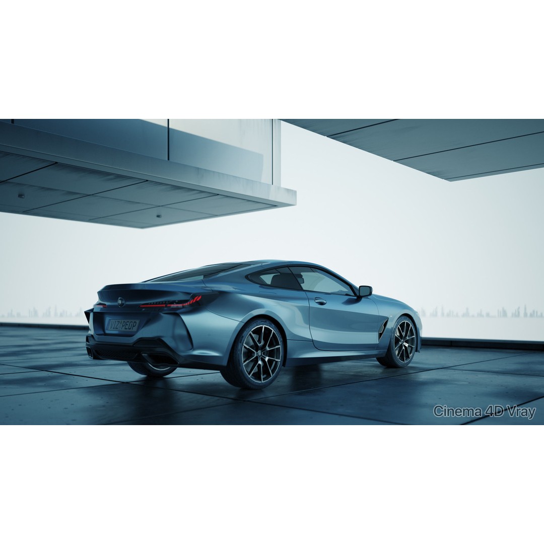 Moody Car Exhibition Scene 3D Model – Industrial Concept Environment, Blender, FBX - View 15