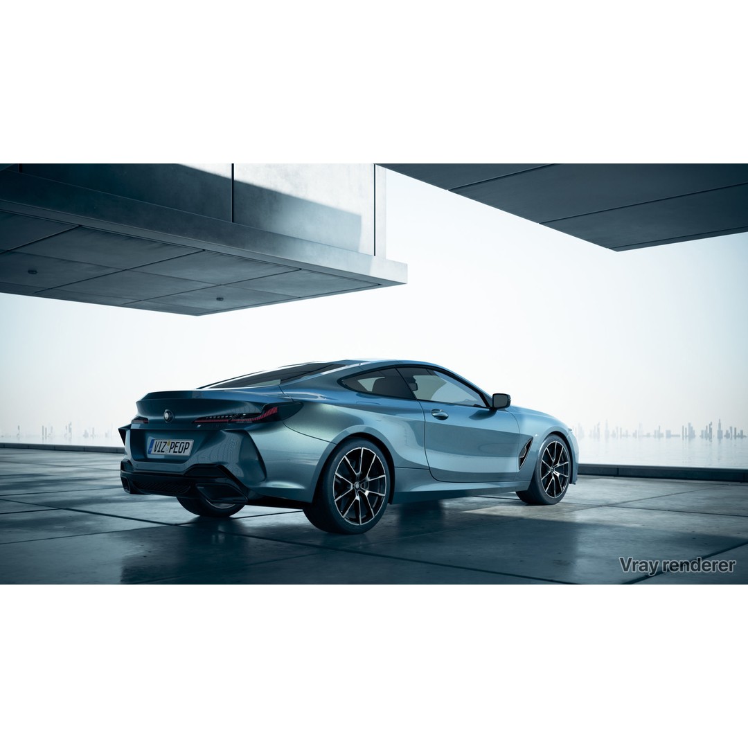 Moody Car Exhibition Scene 3D Model – Industrial Concept Environment, Blender, FBX - View 6