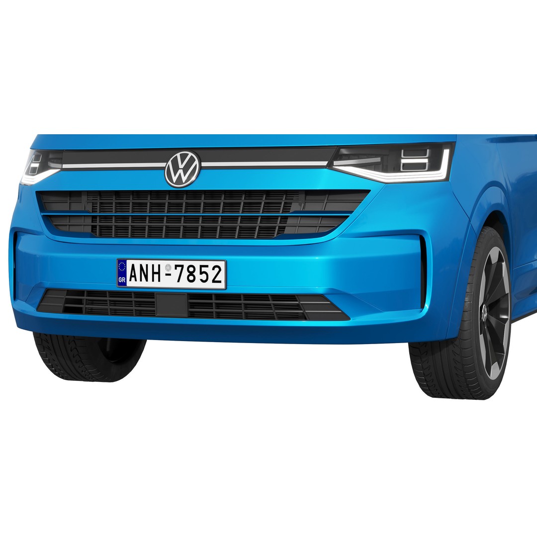 Volkswagen Caravelle T7 2025 3D Model – High Poly Realistic Vehicle, FBX, OBJ - View 11