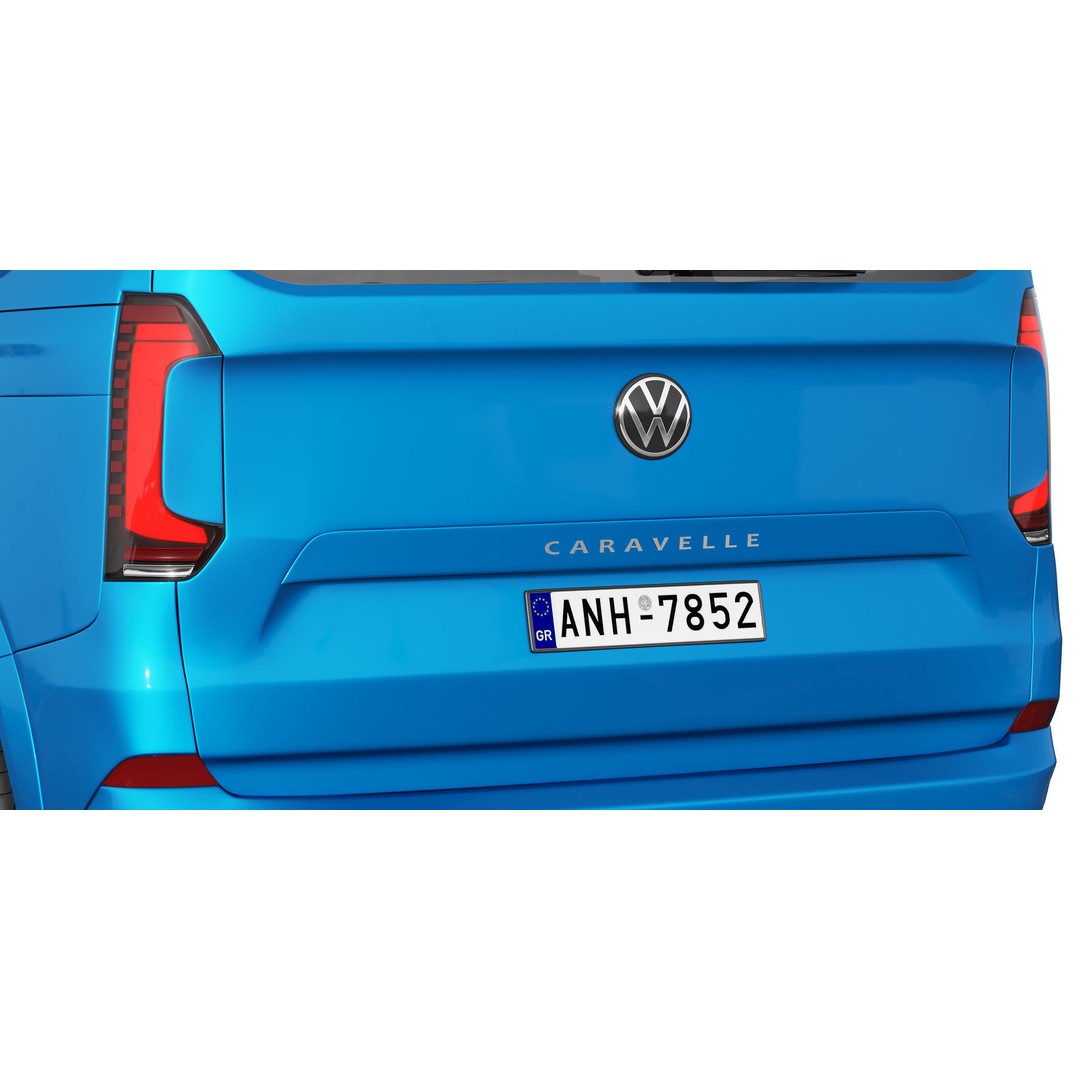 Volkswagen Caravelle T7 2025 3D Model – High Poly Realistic Vehicle, FBX, OBJ - View 13