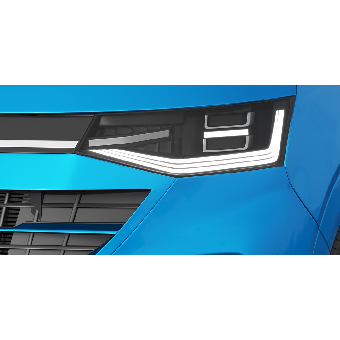 Volkswagen Caravelle T7 2025 3D Model – High Poly Realistic Vehicle, FBX, OBJ - View 14
