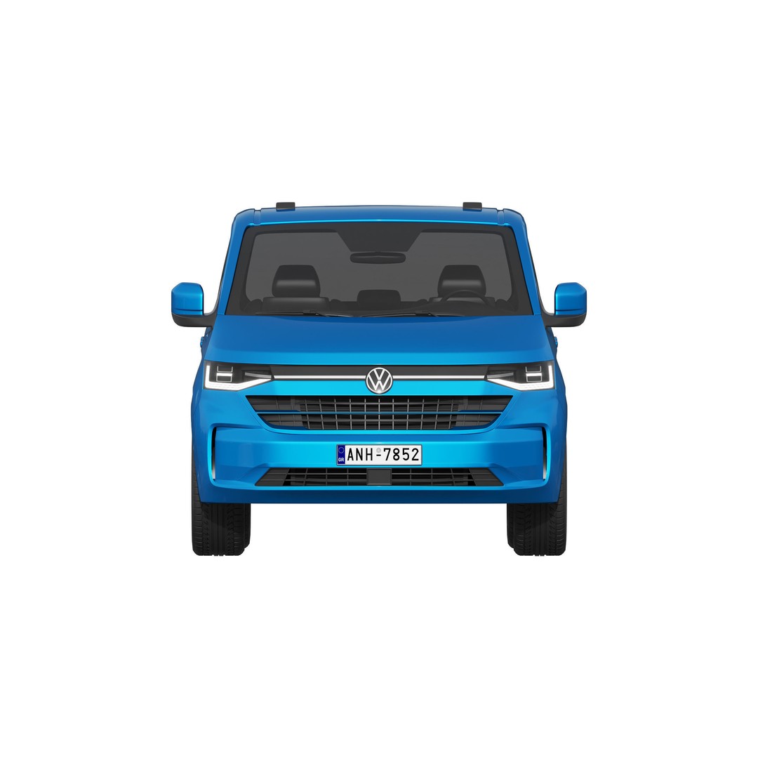 Volkswagen Caravelle T7 2025 3D Model – High Poly Realistic Vehicle, FBX, OBJ - View 8