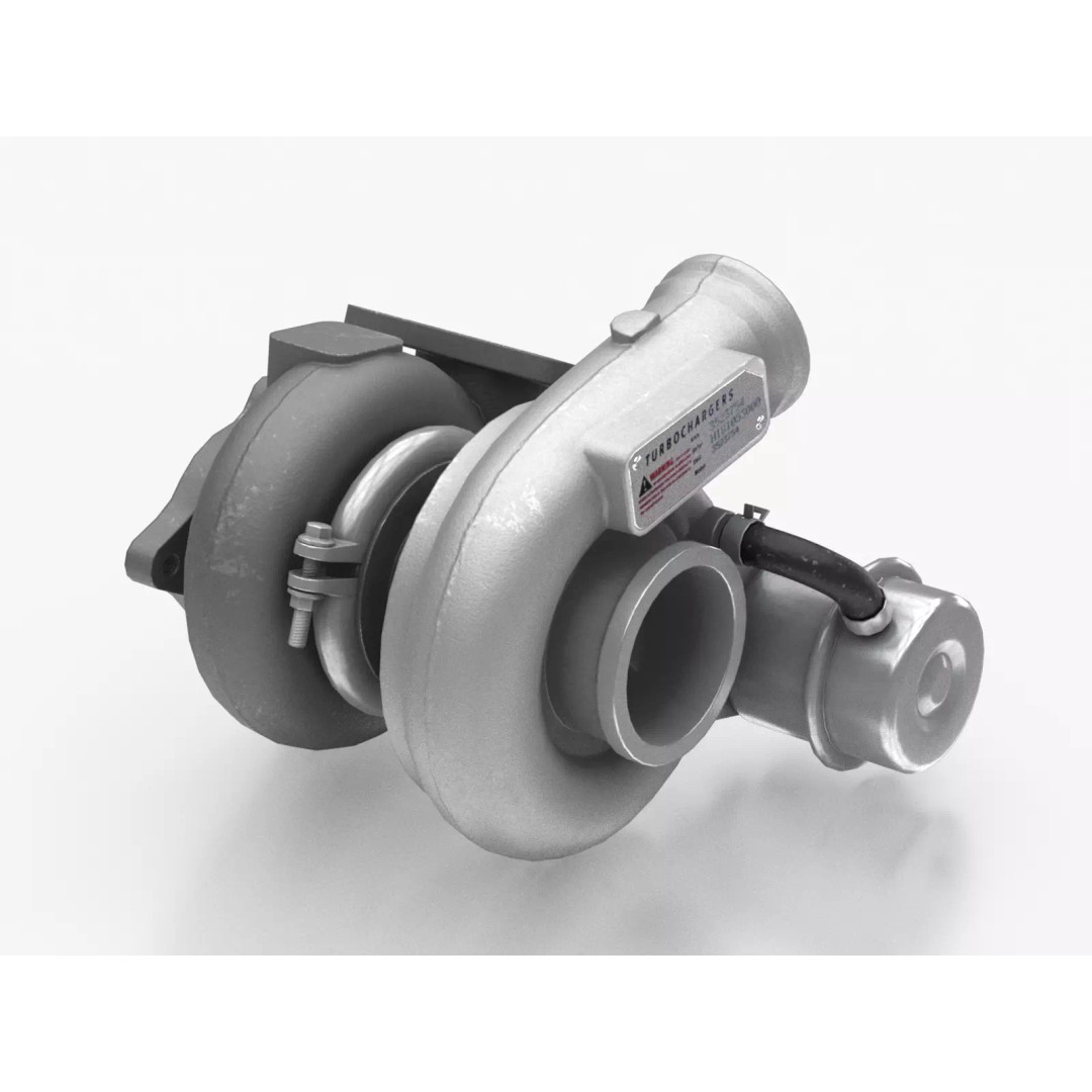 Turbocharger 3D Model – High Poly PBR Asset for Vehicle Design, FBX - View 2