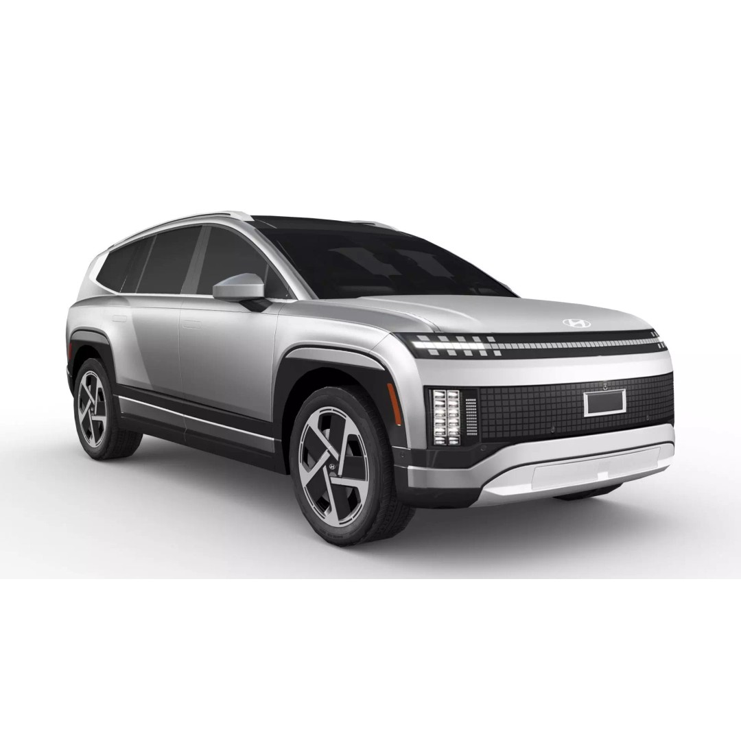 Hyundai IONIQ 9 Limited 2025 3D Model – Low Poly Game Asset, FBX - View 2