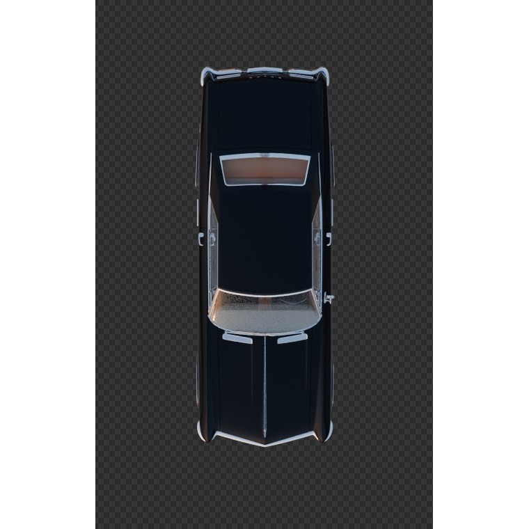 Buick Rivera 3D Model – High Poly Vintage Car for Animation, FBX, OBJ - View 9